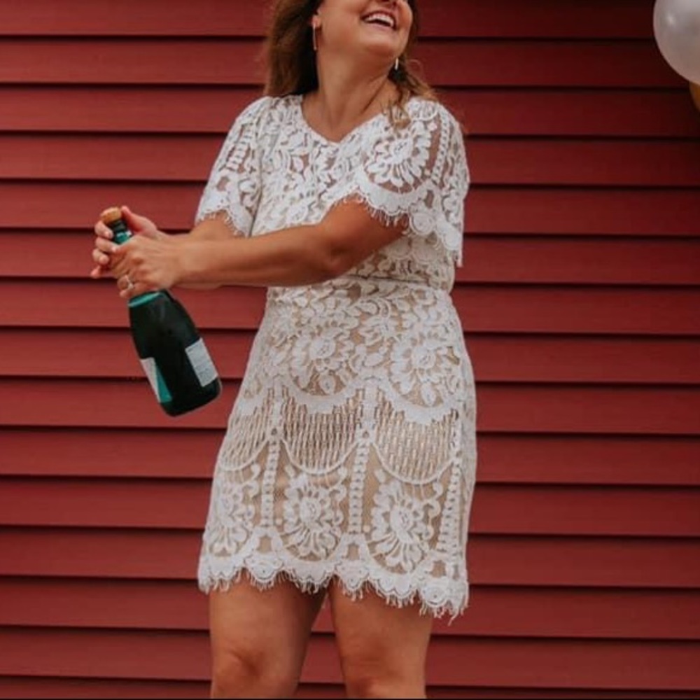 White Lace Dress 🤍